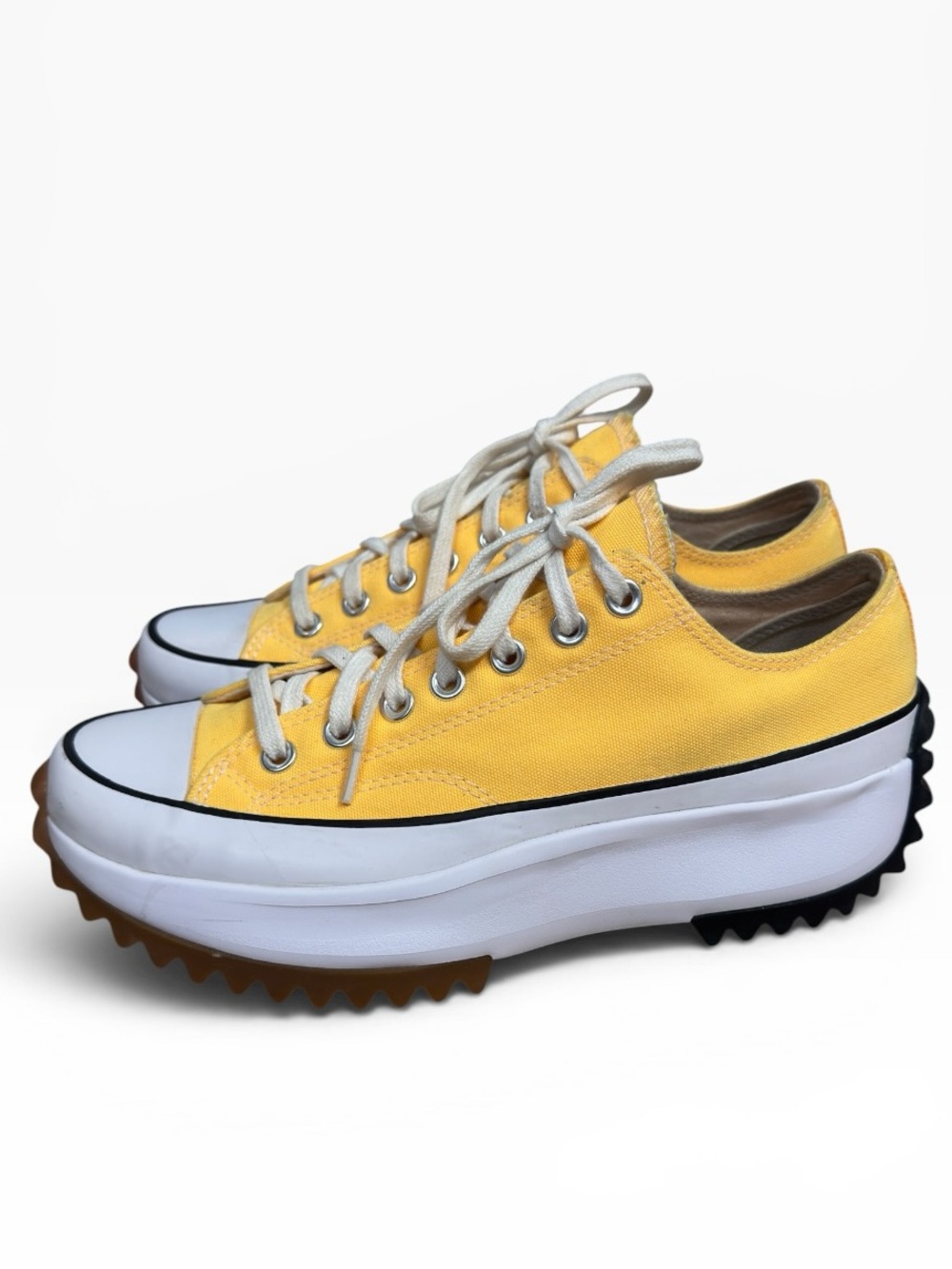 Converse Run Star Hike OX Citron Pulse Yellow Platform Sneakers Women’s US 10